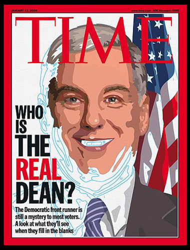 Time magazine cover of Howard Dean